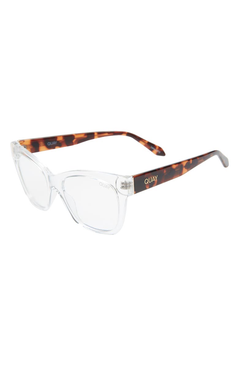 QUAY After Hours 51mm Blue Light Blocking Glasses, Alternate, color, 