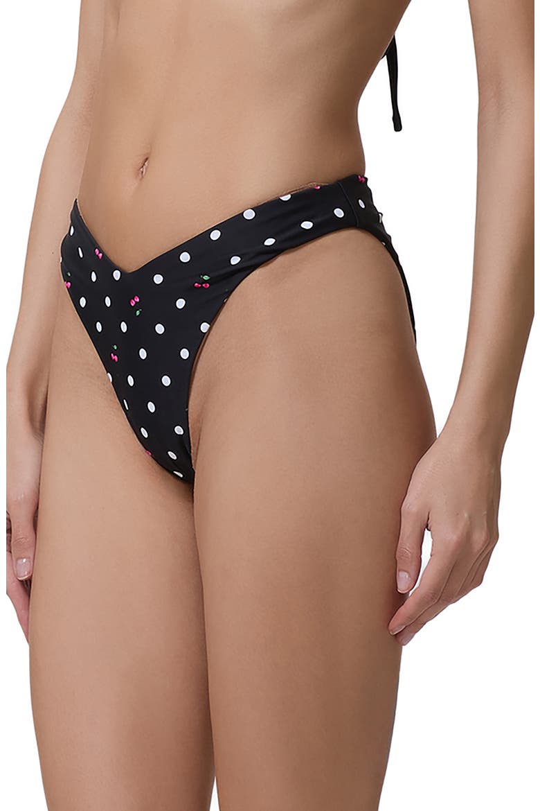 Rio V-Cut Bikini Bottoms, Alternate, color, CHERRY DOTS