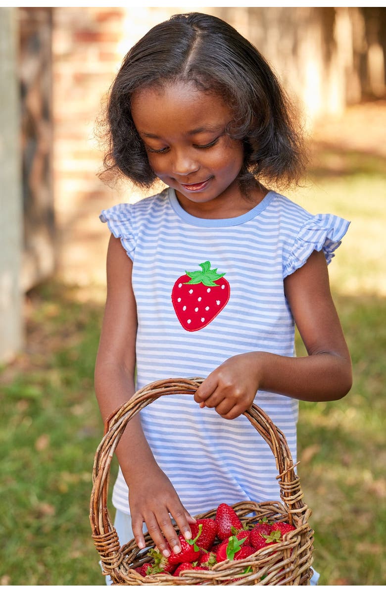 Little English Kids' Applique Tilly Tank, Alternate, color, Strawberry