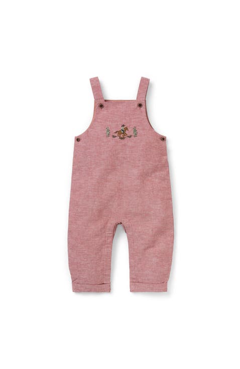 Baby Cowboy Linen-Cotton Overall (Infant)