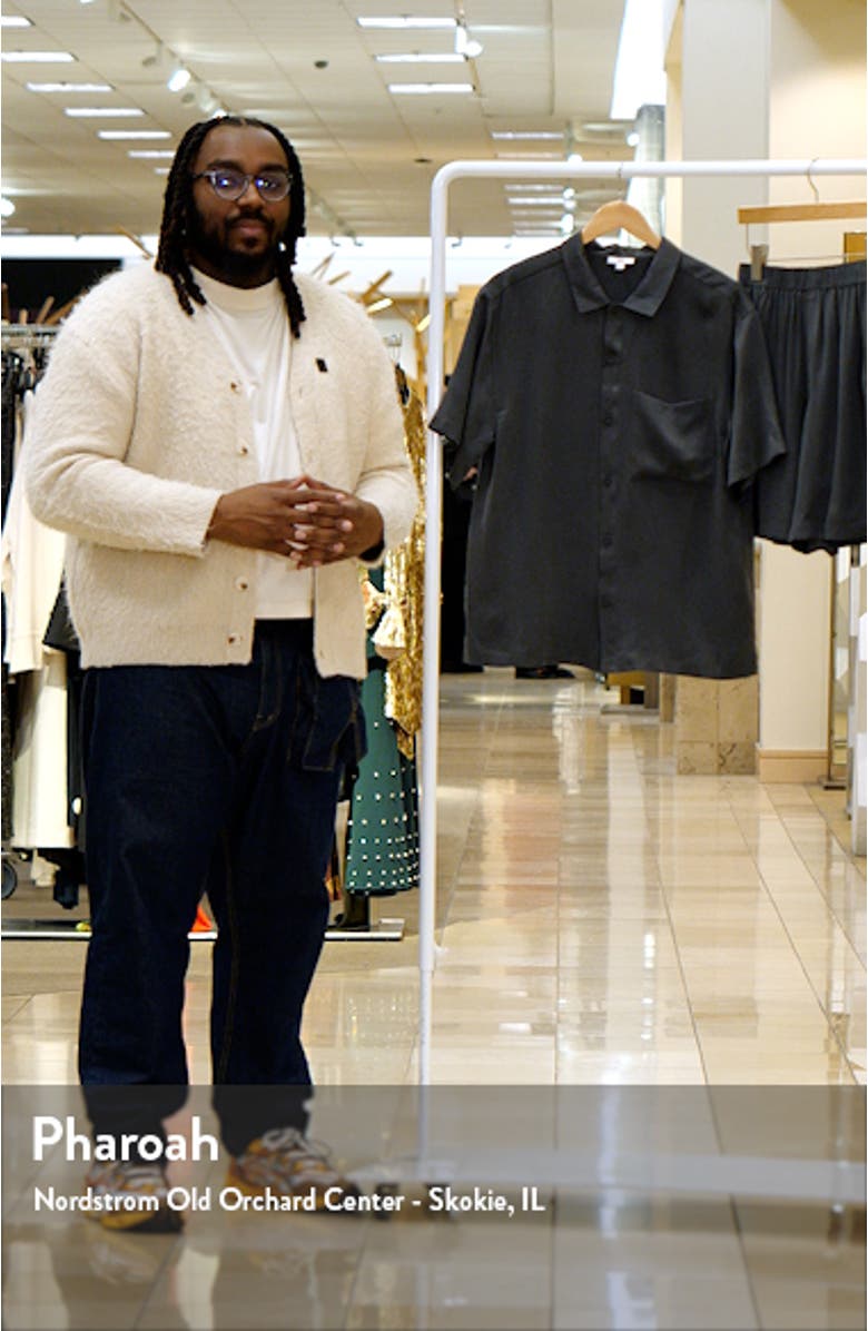 Washable Silk Button-Up Short Pajamas, sales video thumbnail