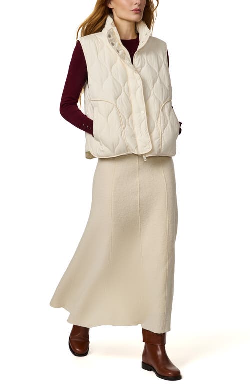 Bernardo Beekman Quilted Puffer Vest In Neutral