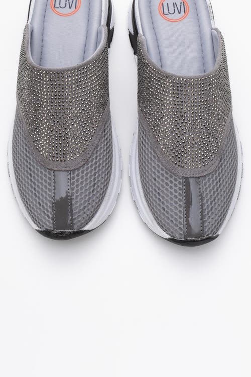 Prologue Shoes Glea Mesh Rhinestone Mules