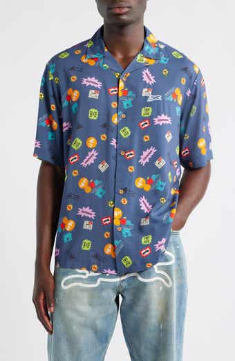 ICECREAM Stickers Camp Shirt