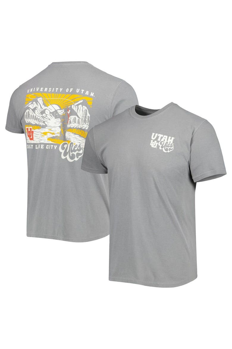 Men's Gray Utah Utes Hyperlocal T-Shirt, Main, color, Gray