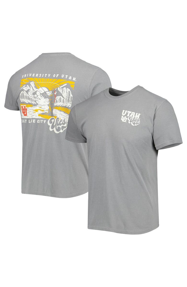 IMAGE ONE Men's Gray Utah Utes Hyperlocal T-Shirt, Main, color, Gray