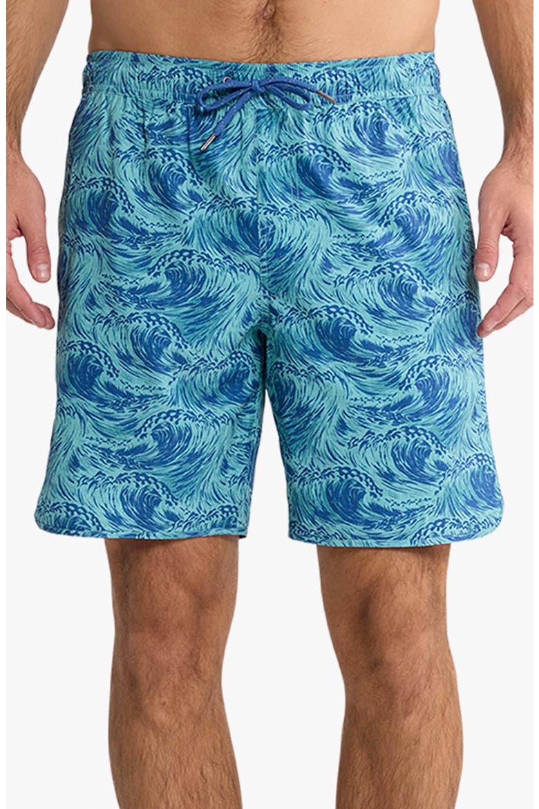 The Anchor Swim Trunks, Main, color, RUSHING WAVES