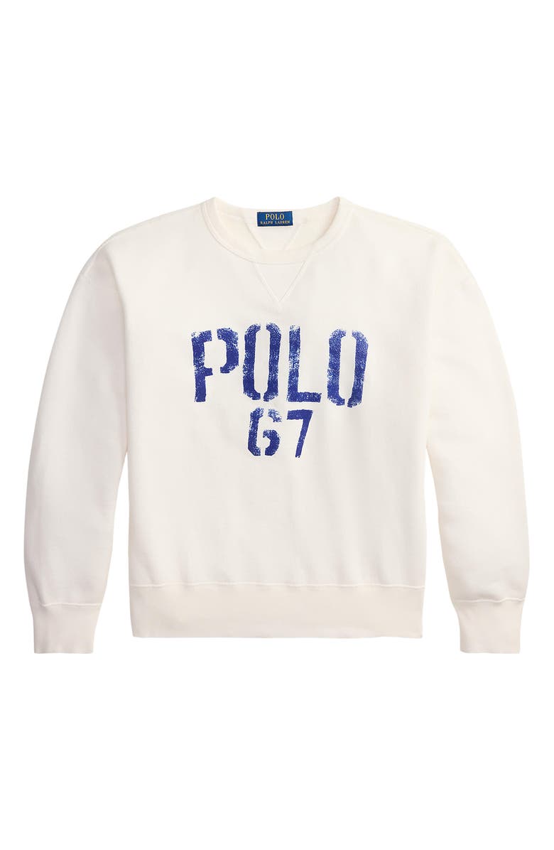 Polo Ralph Lauren Vintage Fit Graphic Sweatshirt, Alternate, color, Nevis