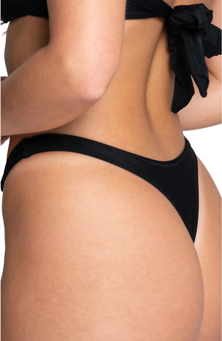 Bright Swimwear Hana Bottom, Alternate, color, Black