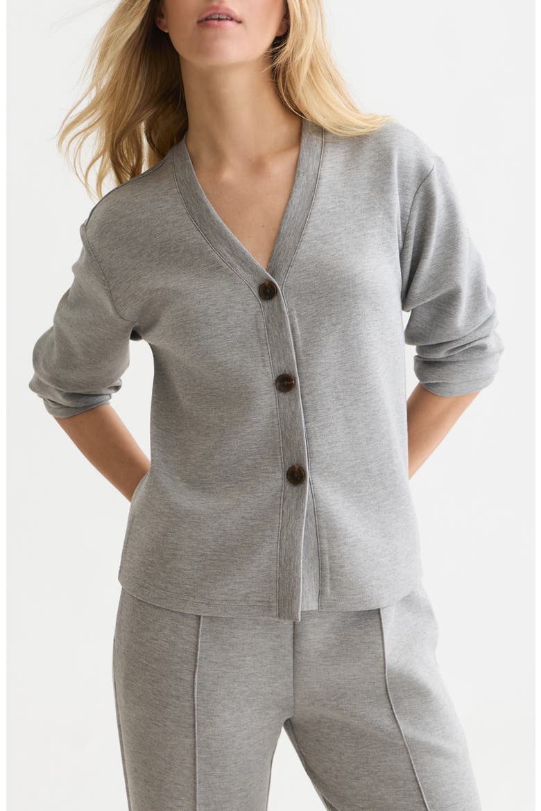 Modal Blend Cardigan, Main, color, GREY MELANGE