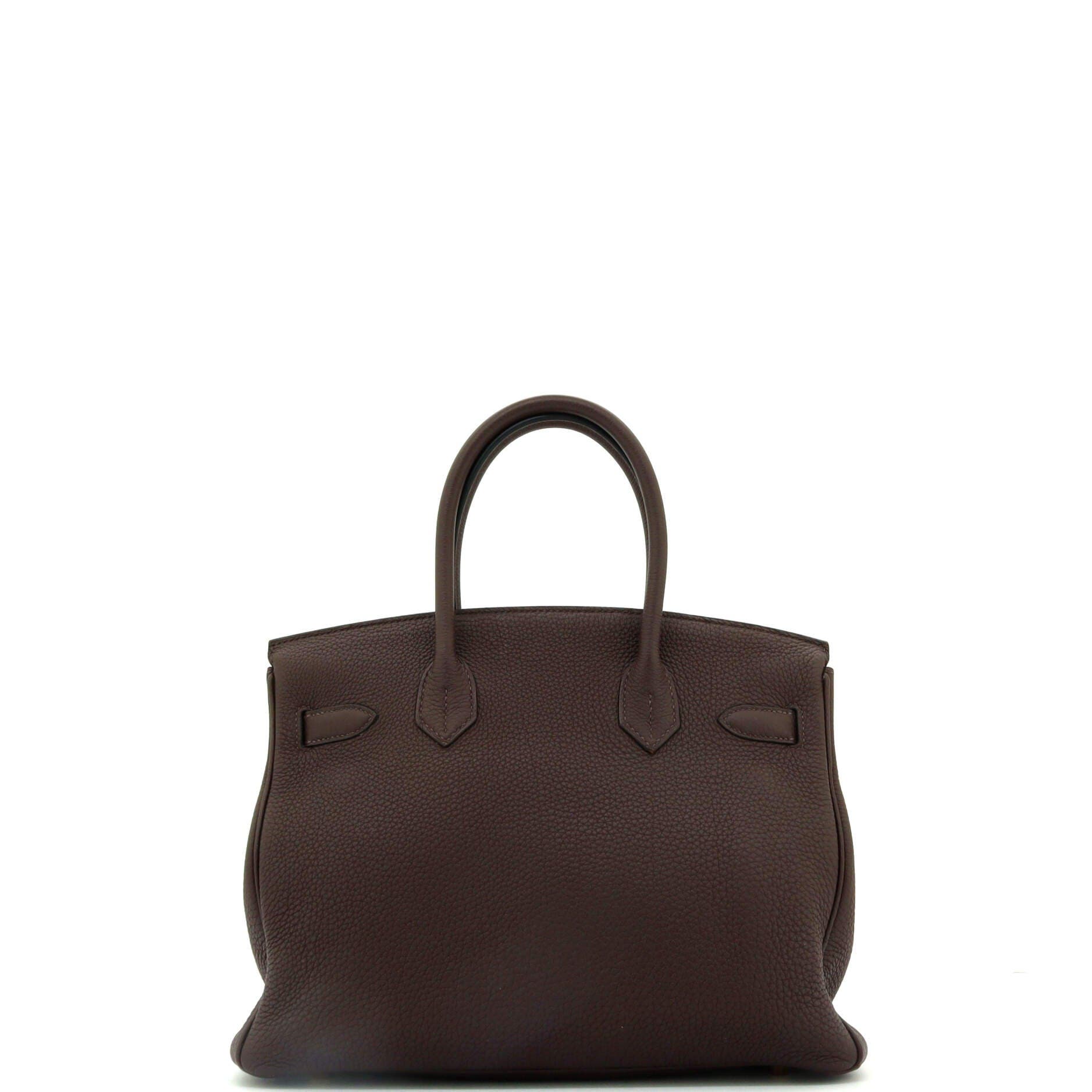 Pre-Owned Hermes Birkin Handbag Brown Togo with Gold Hardware 30, Alternate, color, 