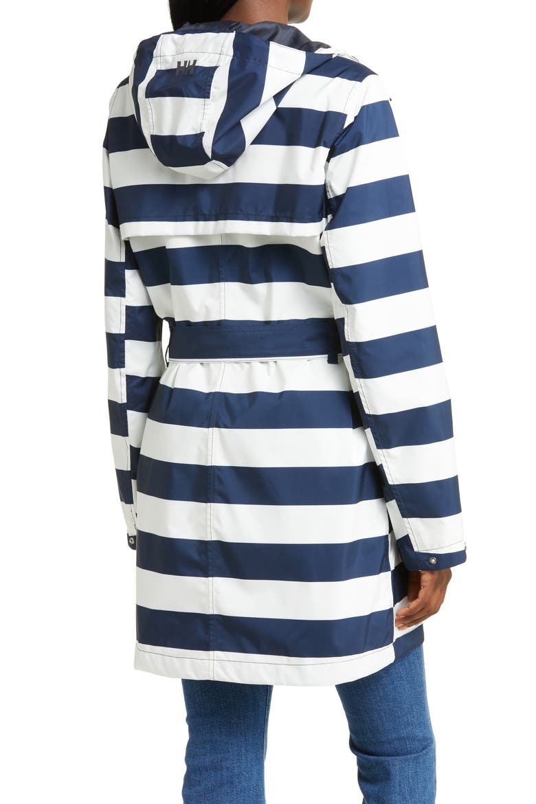 Lyness II Waterproof Raincoat, Alternate, color, EVENING BLUE STRIP