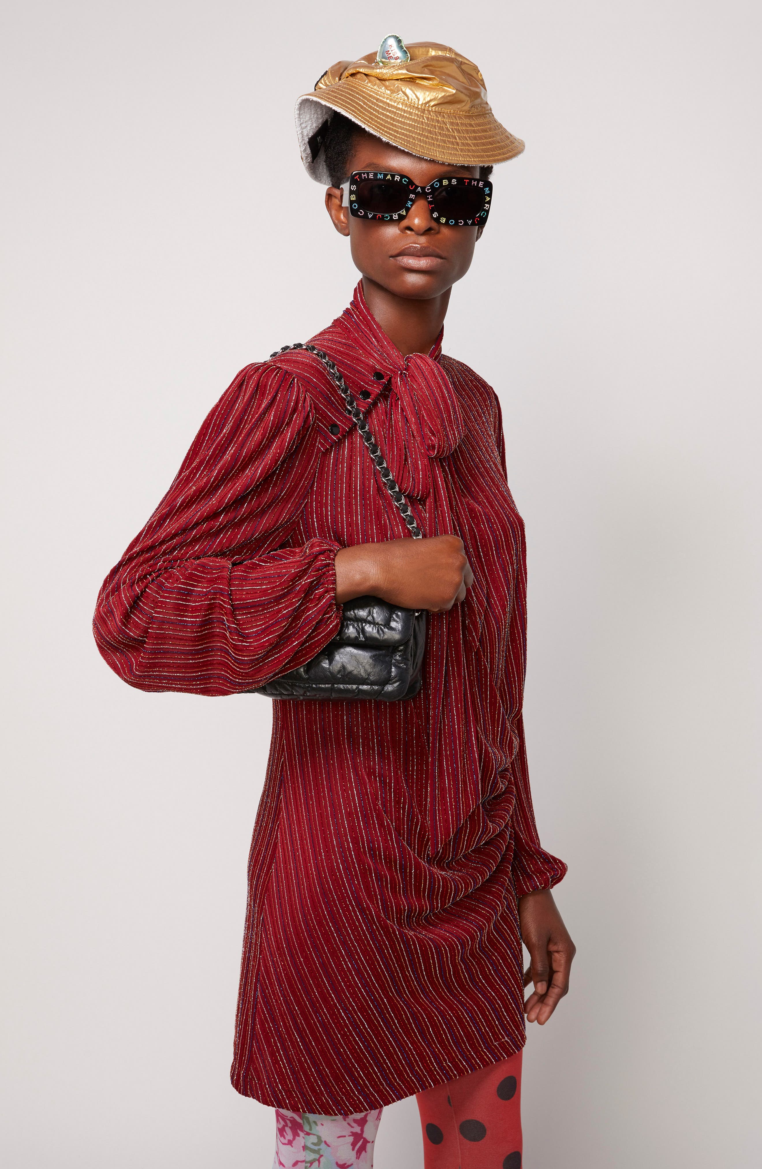 Marc Jacobs The Marc Jacobs The Mini Pillow Leather Shoulder Bag, Alternate, color, 