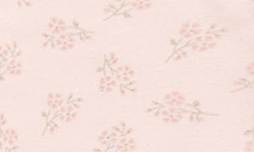 Quincy Mae Floral Zip Footie In Pink