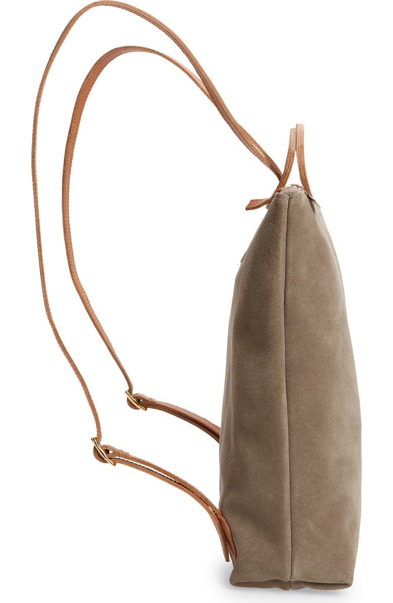 Clare V. Marcelle Suede Backpack, Alternate, color,
