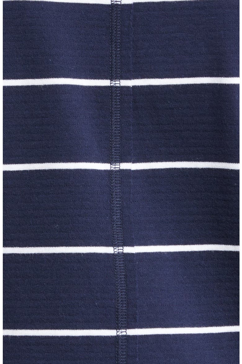 Drape Collar Knit Blazer, Alternate, color, NAVY- WHITE LAURANNE STRIPE