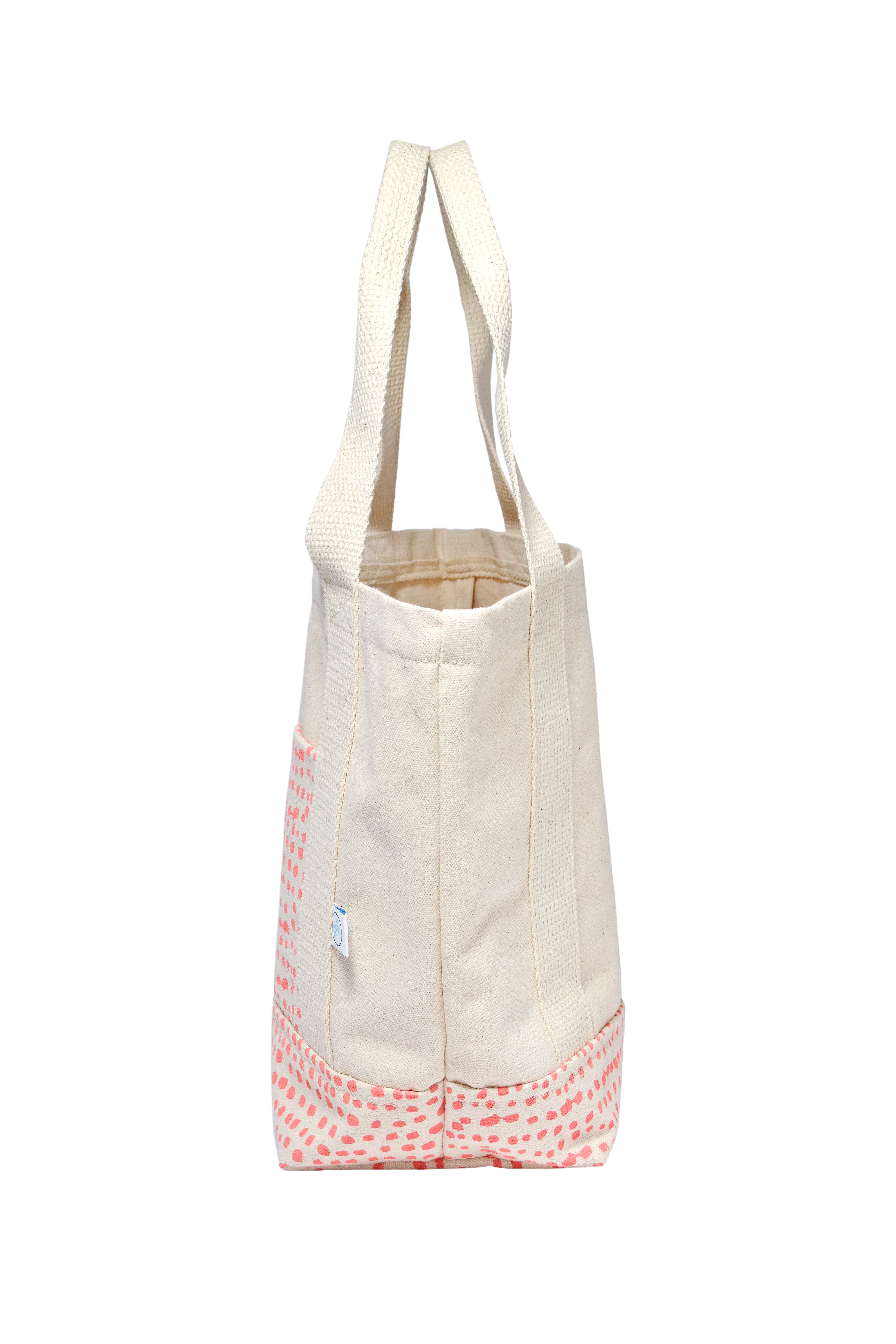 Dance Happy Incana Mini Tote Bag, Alternate, color, Coral