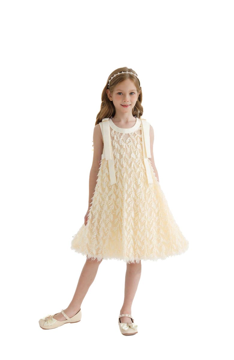 Tulleen Forli Dress, Alternate, color, Champagne