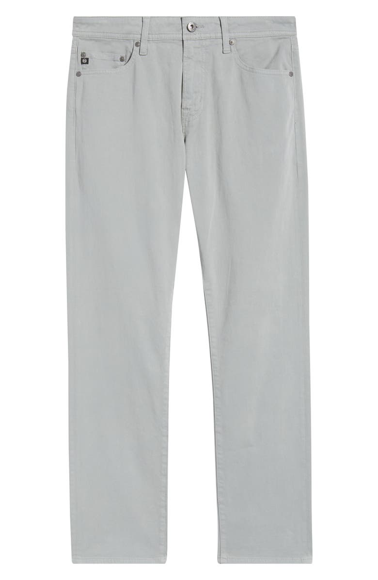 AG Everett Stretch Sateen Slim Straight Pants, Main, color, Willowed