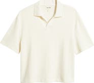 Open Edit Knit Johnny Collar Polo