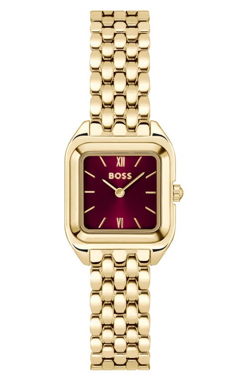 Hugo Boss Boss Petite Mae Bracelet Watch, 22mm In Gold
