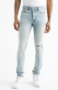Ksubi Van Winkle Kasper Blue Ripped Skinny Jeans