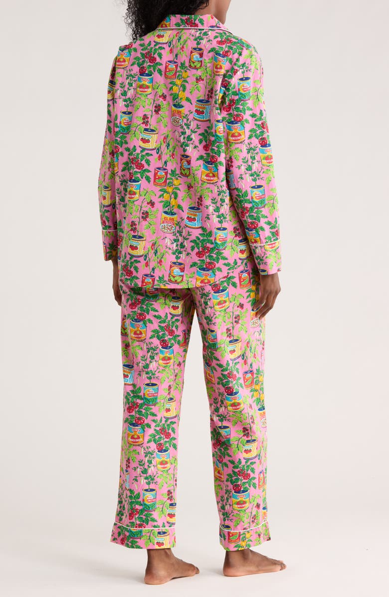 Printfresh Organic Cotton Poplin Long Pajamas, Alternate, color, 