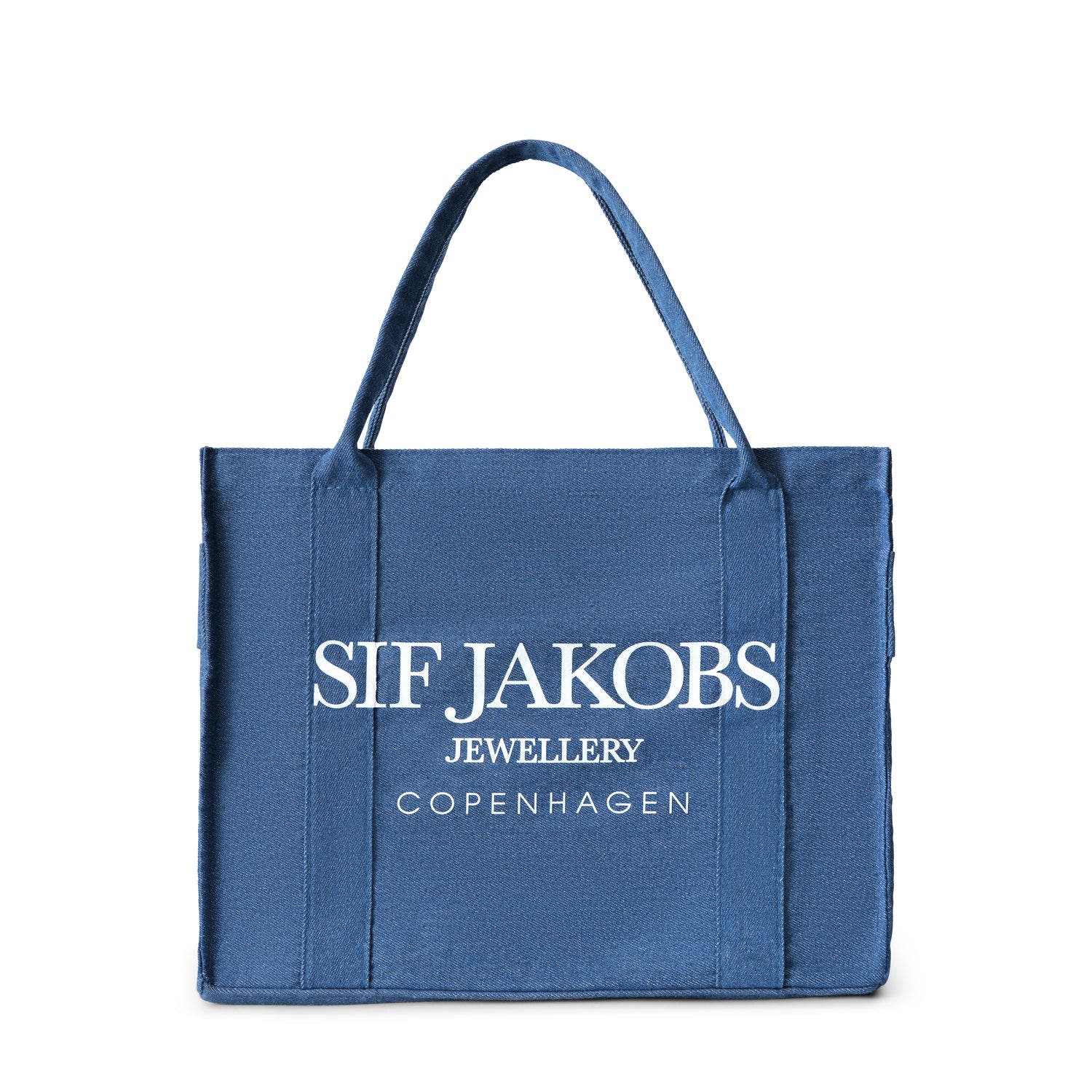 Sif Jakobs Jewellery Tote Bag Denim, Main, color, Denim