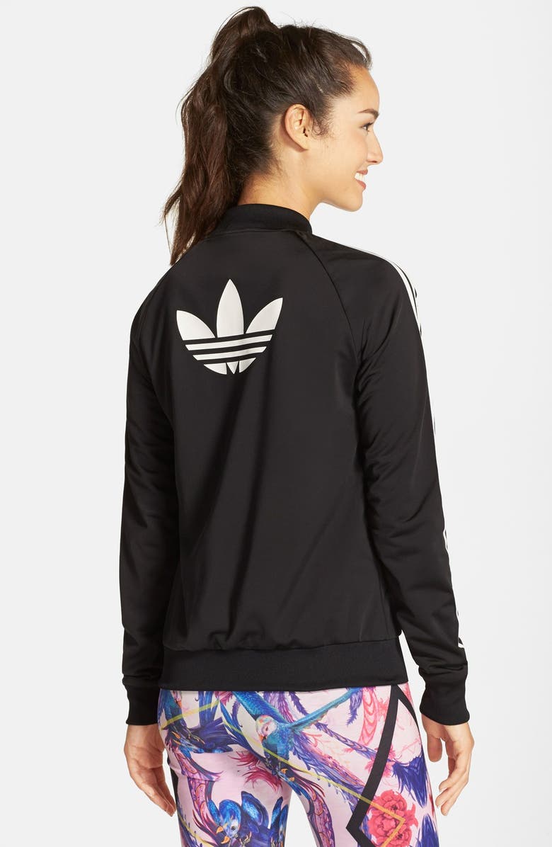 adidas Originals 'Superstar' 3-Stripes Track Jacket, Alternate, color, 