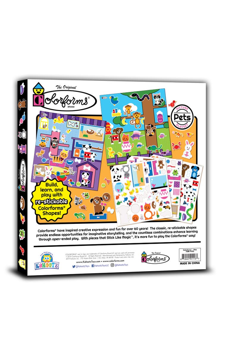 COLORFORMS Playmonster, Picture Play Set Pets, Kids, Alternate, color, Multicolored