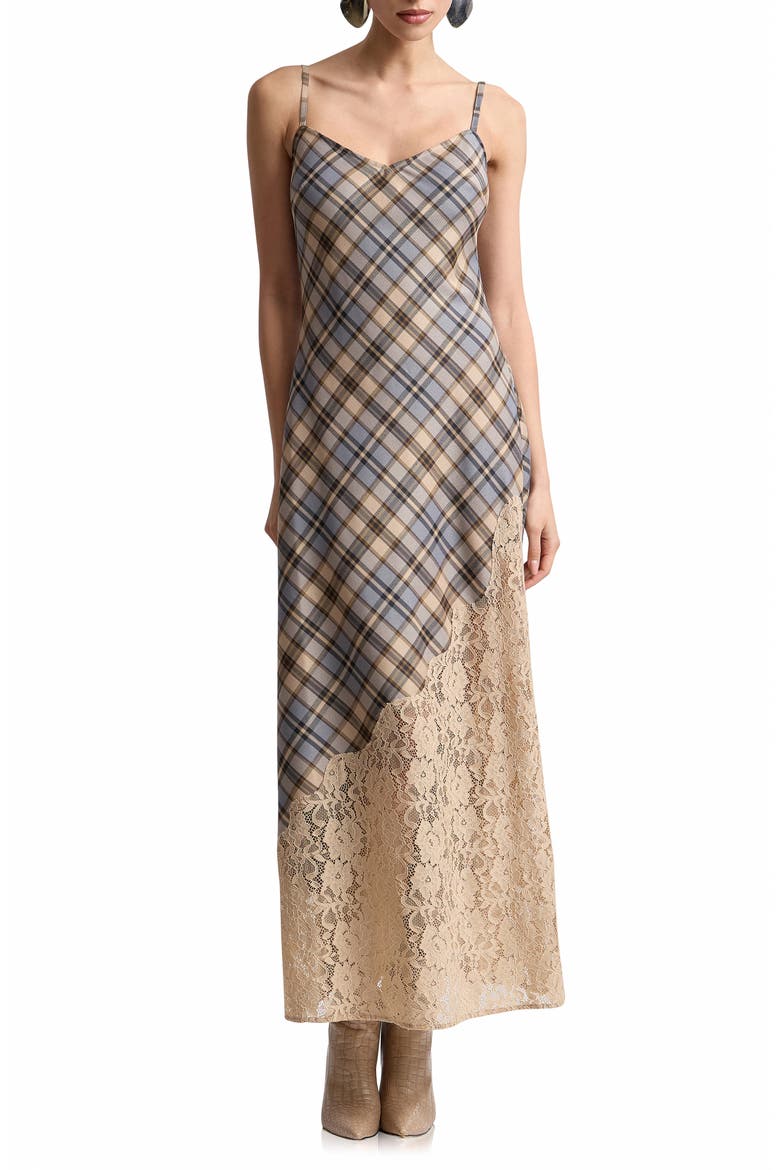 Lace Trim Bias Cut Maxi Dress video