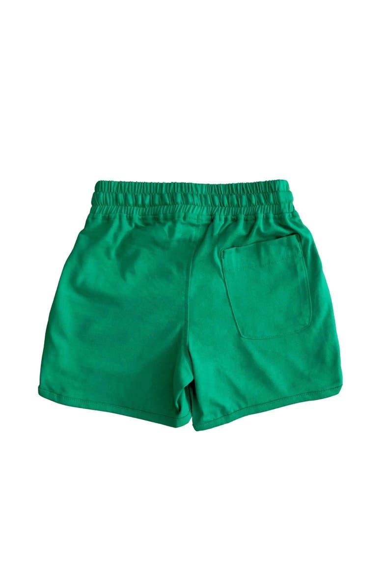 Jackalo Kids' Ollie Organic Cotton Jersey Shorts, Alternate, color, Parakeet