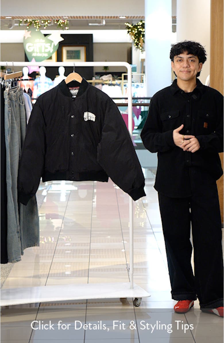 Puffer Baseball Jacket, sales video thumbnail