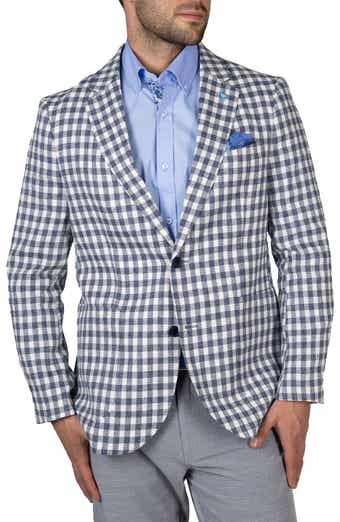 TailorByrd Textured Check Sport Coat