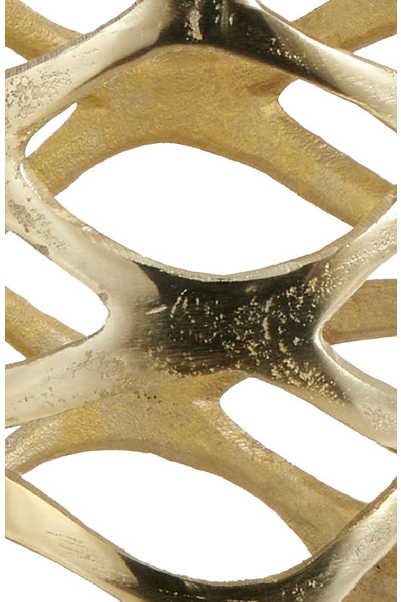 Metal Vase, Alternate, color, GOLD