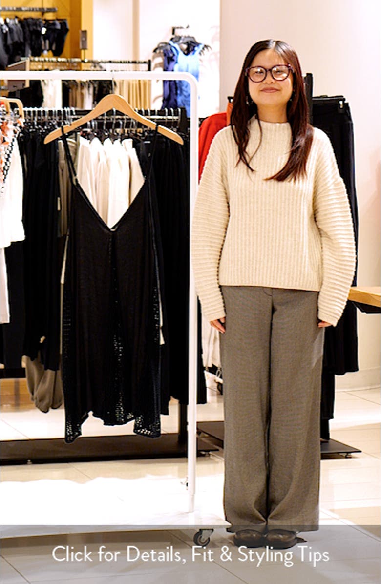 Open Stitch Sleeveless Cover-Up Dress, sales video thumbnail