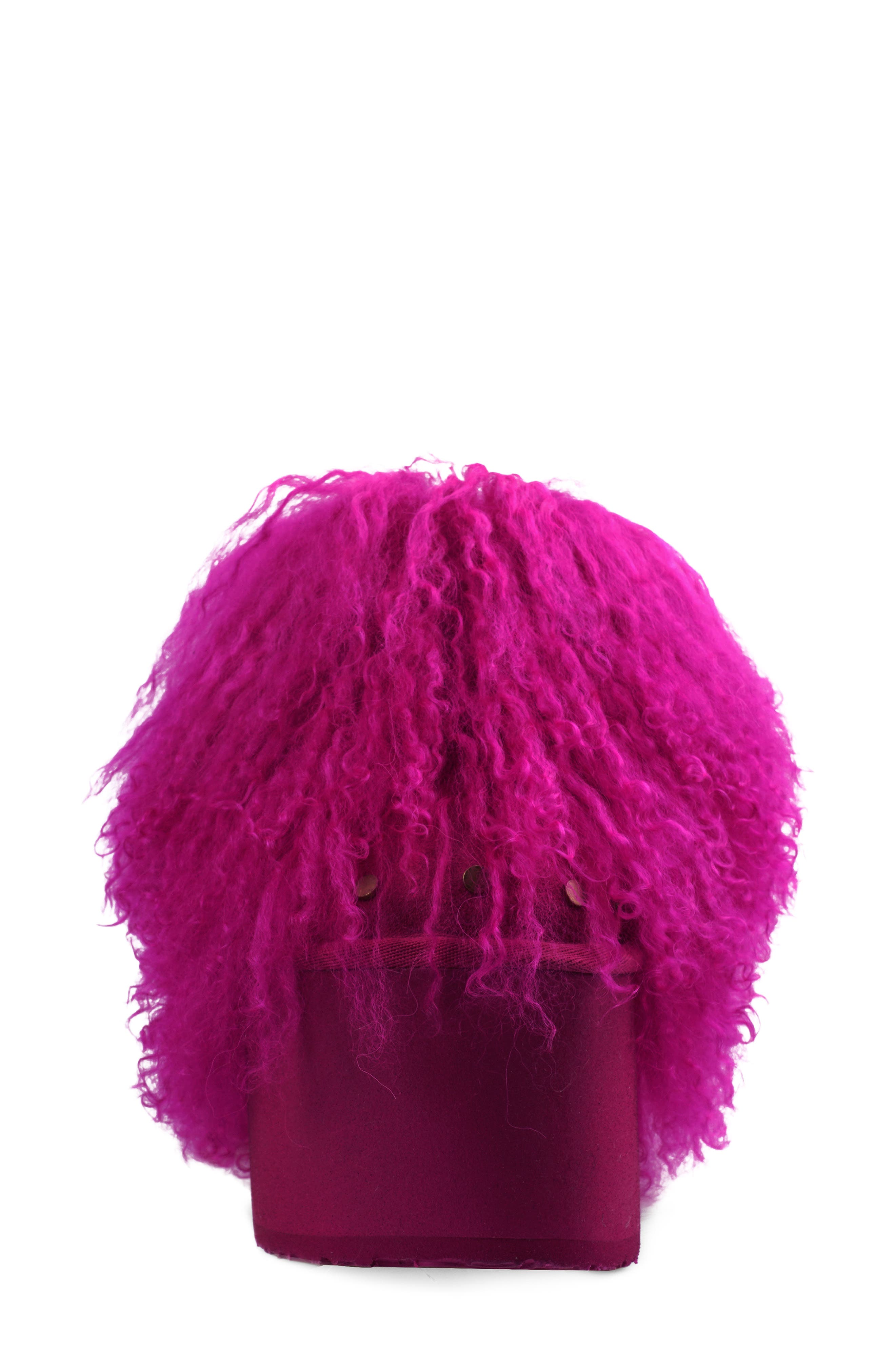 Alleja Genuine Shearling Platform Bootie, Alternate, color, FUCHSIA