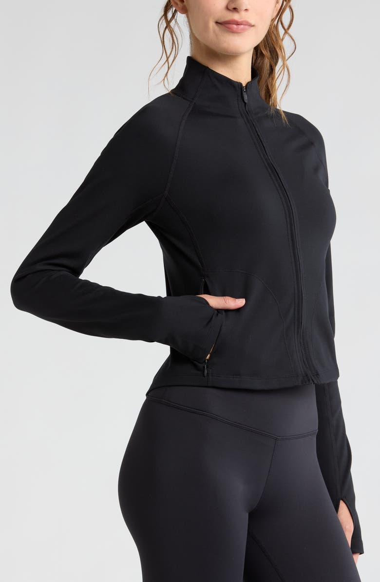 Zella Active Fleece Lined Jacket, Alternate, color,