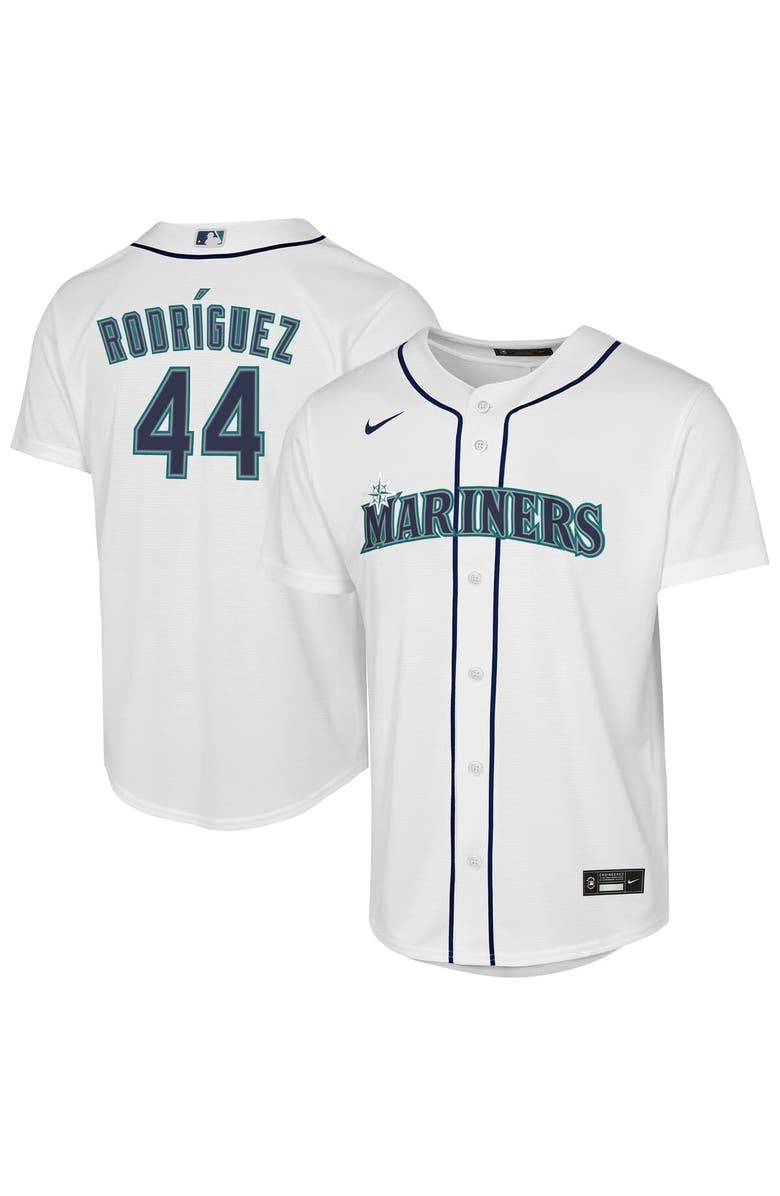Nike Youth Nike Julio Rodriguez White Seattle Mariners Home Replica Player Jersey, Alternate, color, White