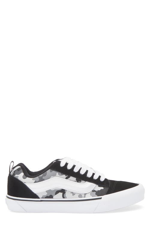 Vans Knu School Camo Suede & Canvas Low Top Sneaker In Multi