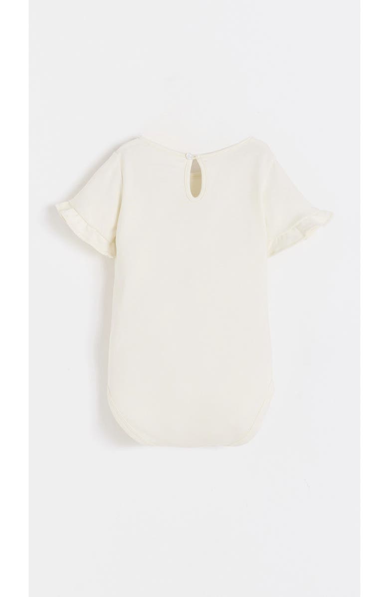 Babycottons Peony Bodysuit for Infant, Alternate, color, Raw