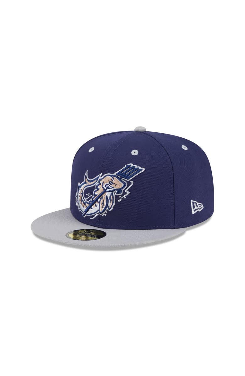 New Era Men's New Era Navy Wisconsin Timber Rattlers Theme Nights 59FIFTY Fitted Hat, Alternate, color, Navy