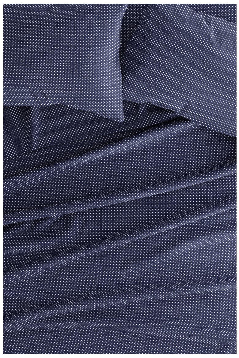 Premium Ultra Soft My Heart Pattern 4-Piece Bed Sheet Set, Alternate, color, NAVY