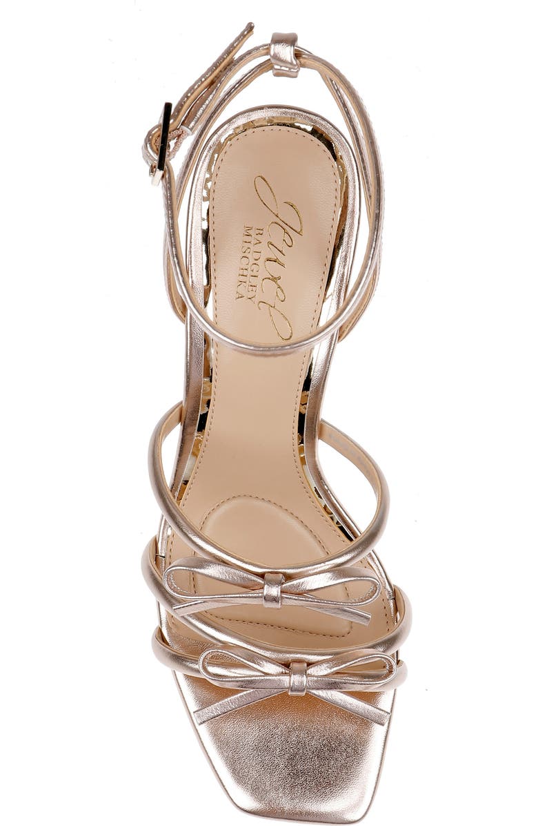 Jewel Badgley Mischka Kiyomi Ankle Strap Sandal, Alternate, color, Rose Gd Mt