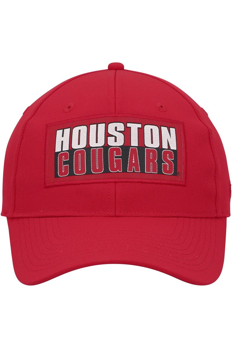 Men's Colosseum  Red Houston Cougars Positraction Snapback Hat, Alternate, color, Red