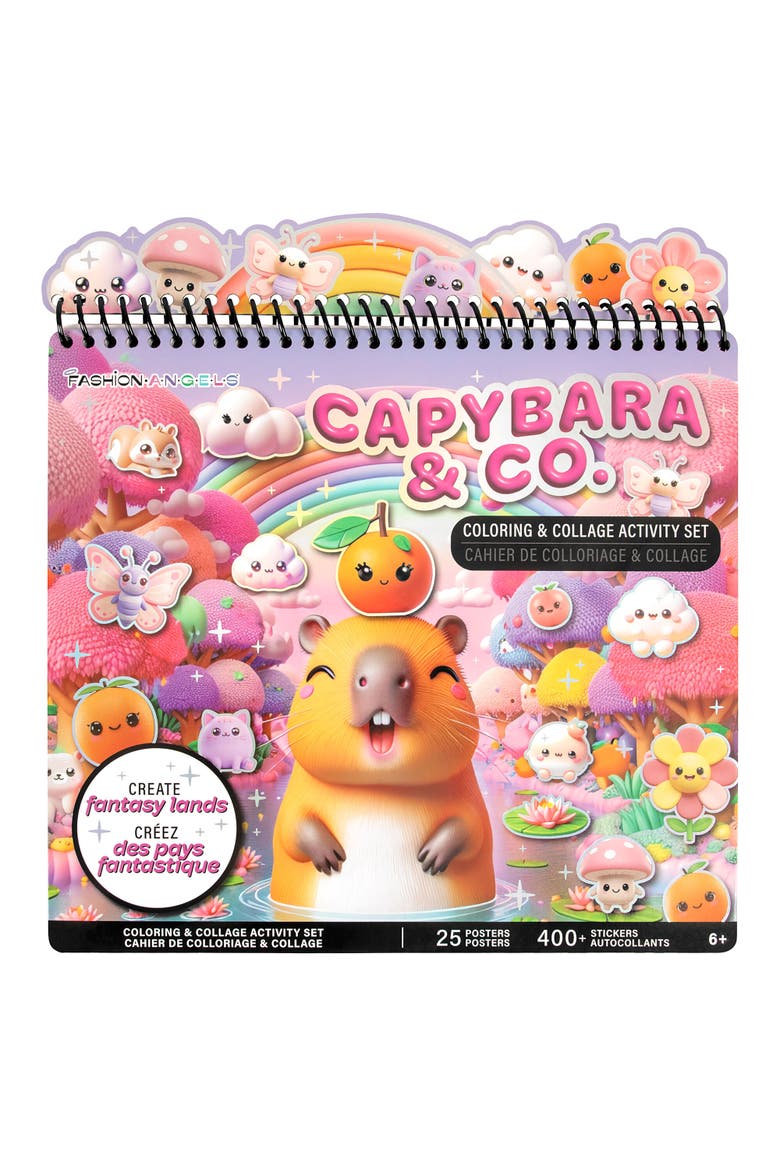 Capybara & Co. Collage Activity Set, Craft Kit for Ages 6+, Alternate, color, Multicolored