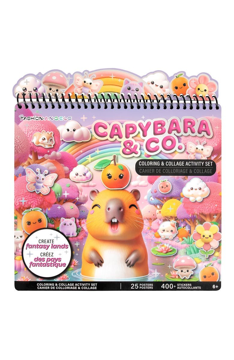 Fashion Angels Capybara & Co. Collage Activity Set, Craft Kit for Ages 6+, Alternate, color, Multicolored