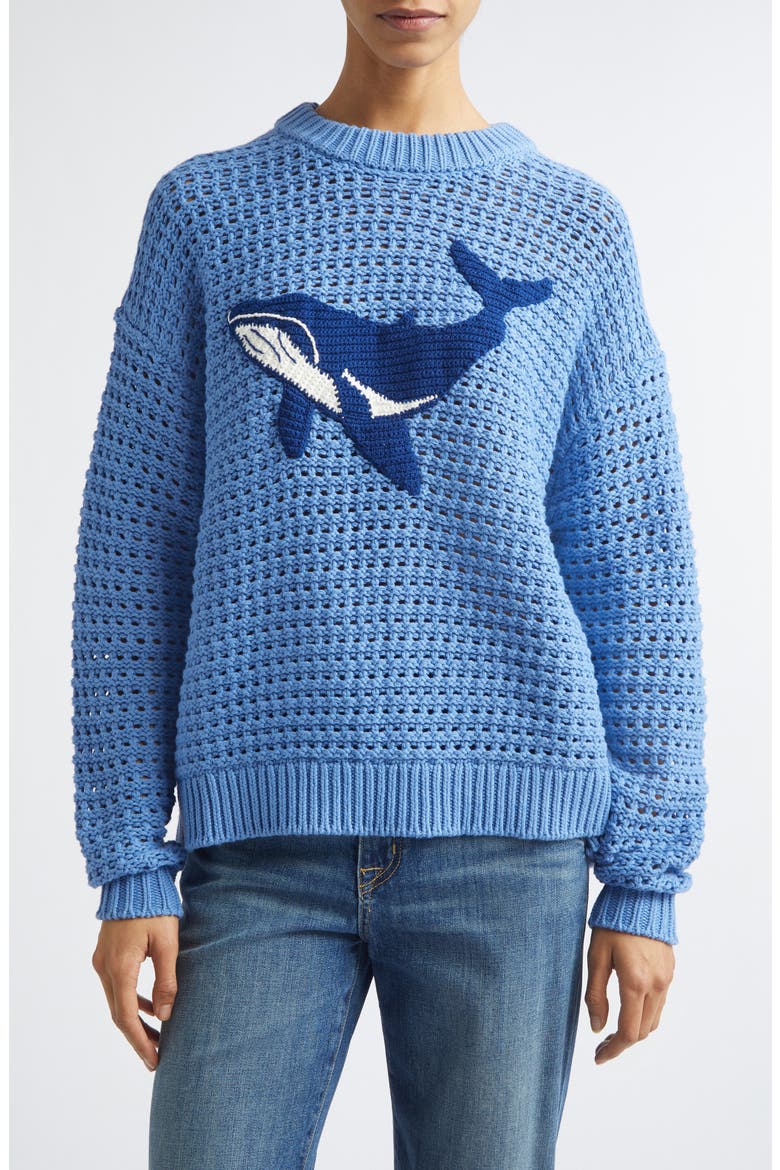 Giada Whale Sweater, Main, color, WHALE