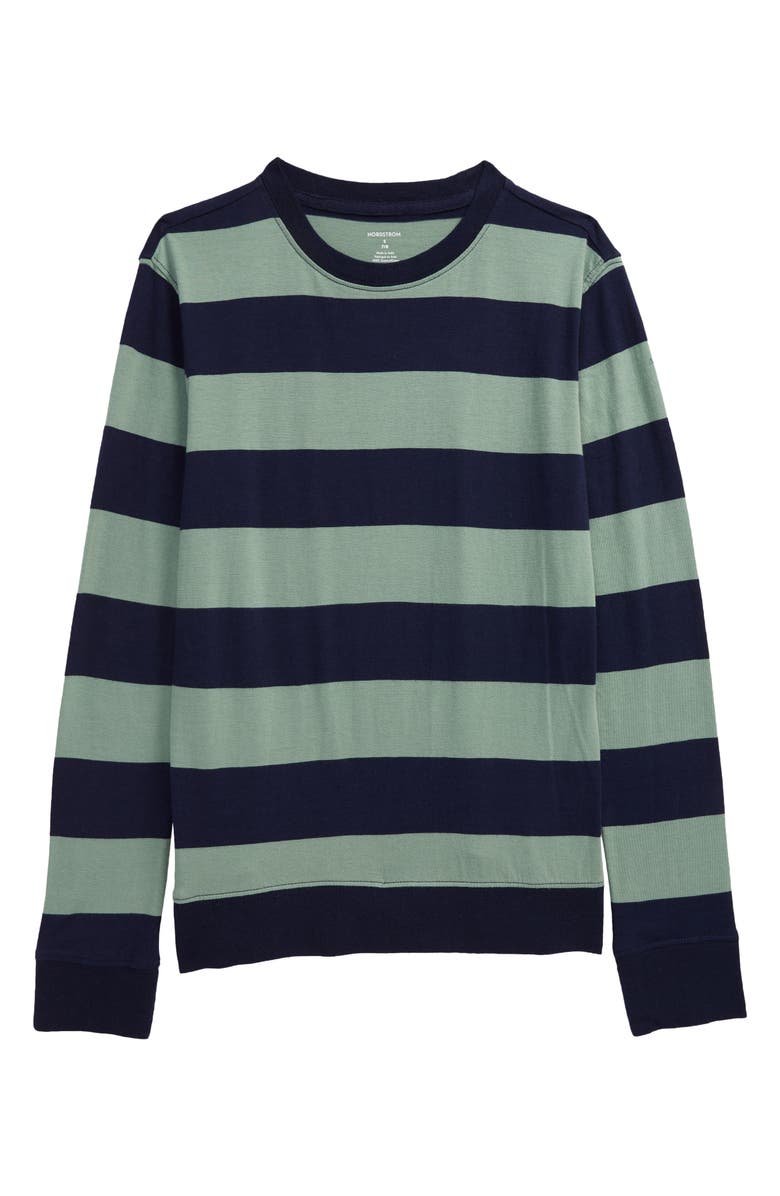 Nordstrom Kids' Nordstrom Kids' Stripe Long Sleeve T-Shirt, Main, color,