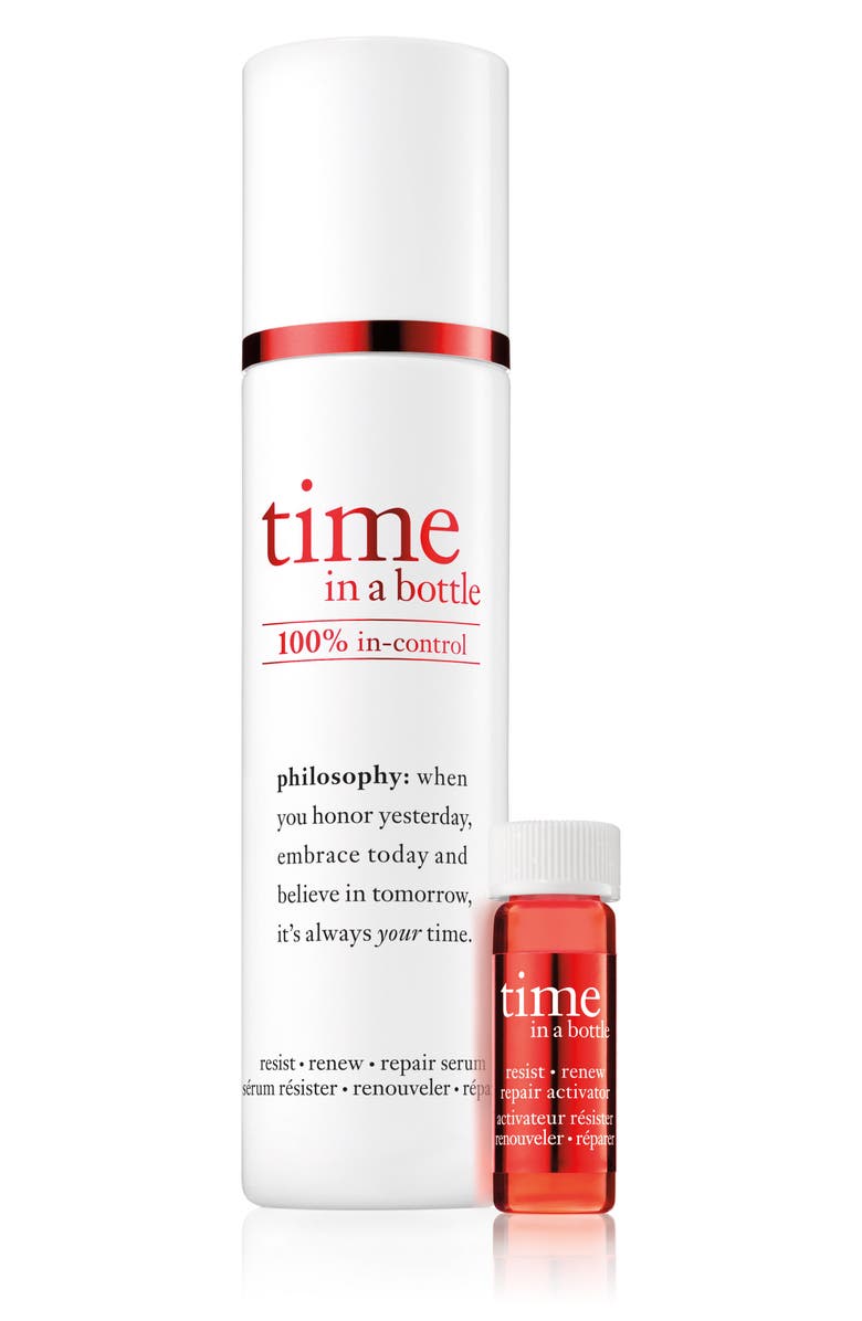 philosophy time in a bottle face serum, Main, color,